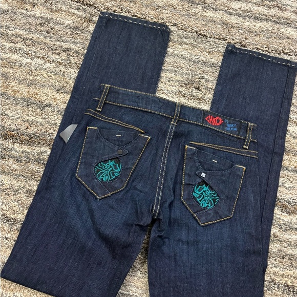 Y2K Low Rise Jeans Sz 25 NWT | Chick By Nicky Hilton Low Rise Mini Bootcut Jeans - Picture 11 of 16